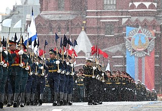 Парад Победы на Красной площади.